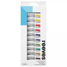 Tinta Aquarela Reeves 12 Cores de 10ml