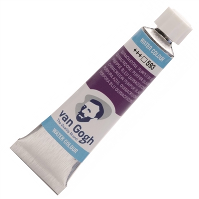 AQUARELA VAN GOGH 10ML Purpura Azul Quinacridone 593 – TALENS