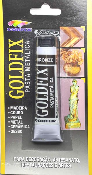 Pasta Metálica Goldfix / Bronze 20 ml - Corfix