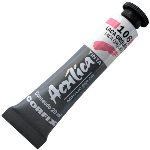 TINTA ACRÍLICA 20ML LACA ORQUÍDEA / 106 - CORFIX
