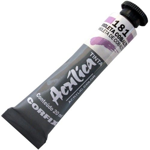 TINTA ACRÍLICA 20ML VIOLETA COBALTO / 181 - CORFIX