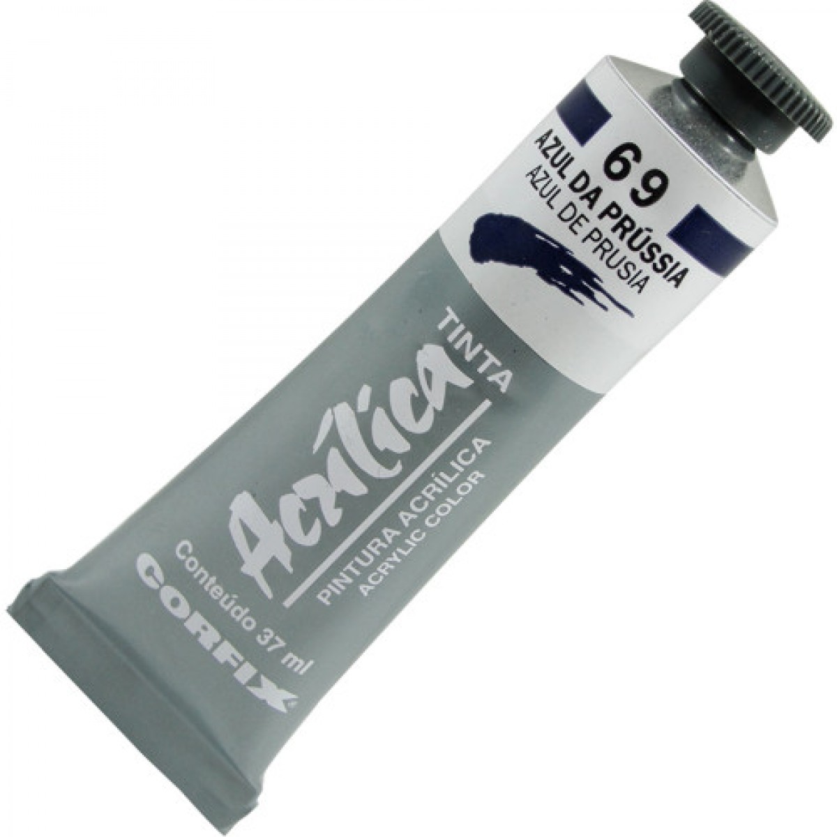TINTA ACRÍLICA 37ML AZUL DA PRÚSSIA/69- CORFIX