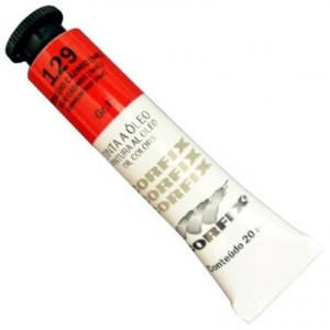TINTA ÓLEO 20ML VERMELHO CÁDMIO CLARO (imit.) / 129 GR 1 - CORFIX