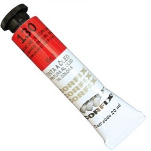 TINTA ÓLEO 20ML VERMELHO CÁDMIO ESCURO (imit.) / 130 GR 1 - CORFIX