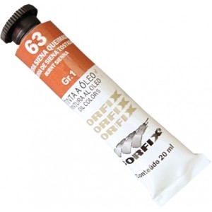 TINTA ÓLEO 20ML TERRA DE SIENA QUEIMADA / 63 GR 1 - CORFIX