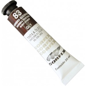 TINTA ÓLEO 20ML SOMBRA QUEIMADA  / 83 GR 1 - CORFIX