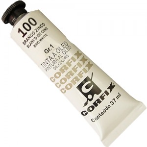 TINTA ÓLEO 37ML BRANCO DE ZINCO/100 GR 1- CORFIX