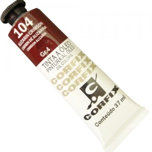 TINTA ÓLEO 37ML ALIZARIN CRIMSON/104 GR 4- CORFIX