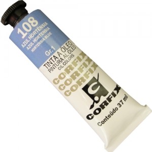 TINTA ÓLEO 37ML AZUL HORTÊNCIA/108 GR 1- CORFIX