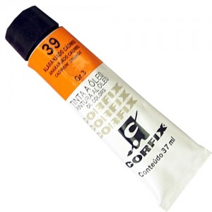 TINTA ÓLEO 37ML ALARANJADO DE CÁDMIO/39 GR 3 - CORFIX