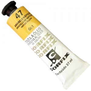 TINTA ÓLEO 37ML AMARELO NÁPOLES/47 GR 1- CORFIX