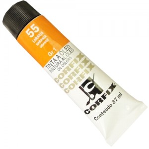 TINTA ÓLEO 37ML LARANJA/55 GR 1- CORFIX