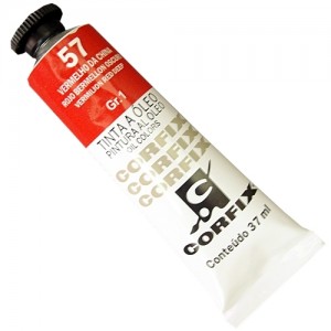 TINTA ÓLEO 37ML VERMELHO CHINA/57 GR 1- CORFIX