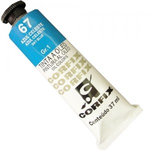 TINTA ÓLEO 37ML AZUL CELESTE/67 GR 1- CORFIX
