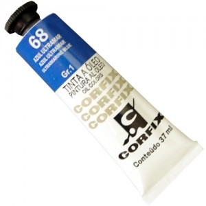 TINTA ÓLEO 37ML AZUL ULTRAMAR/68 GR 1- CORFIX