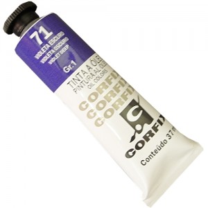 TINTA ÓLEO 37ML VIOLETA ESCURO/71 GR 1- CORFIX