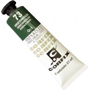 TINTA ÓLEO 37ML VERDE ESMERALDA/73 GR 1- CORFIX