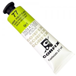 TINTA ÓLEO 37ML VERDE INGLÊS CLARO/77 GR 1 - CORFIX