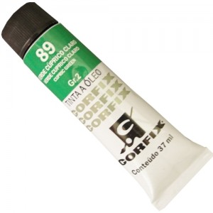 TINTA ÓLEO 37ML VERDE CÚPRICO CLARO/89 GR 2 - CORFIX