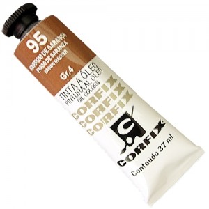 TINTA ÓLEO 37ML MARROM DE GARANÇA/95 GR 4- CORFIX