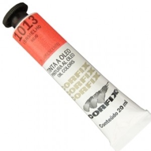 TINTA ÓLEO 20ML VERMELHO 1013 (fluorescente) - CORFIX