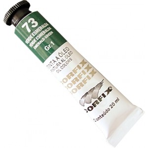TINTA ÓLEO 20ML VERDE ESMERALDA 73 / GR 1 - CORFIX