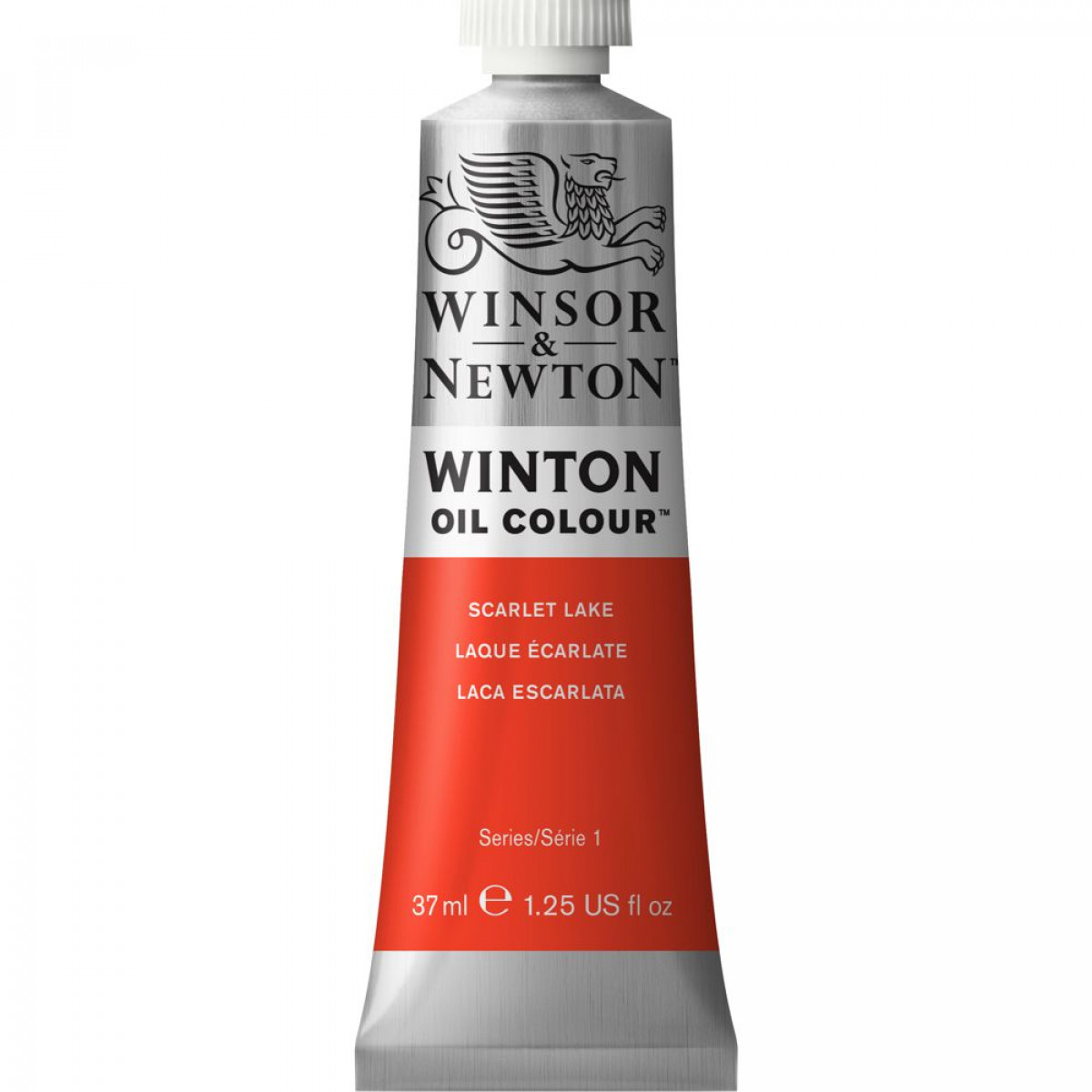 Tinta Óleo Winton 37ml - Winsor & Newton 603 Scarlet Lake