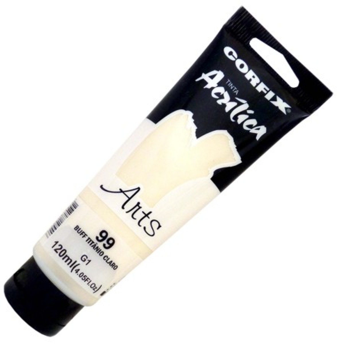 Tinta Acrílica Arts 120ml Buff Titânio Claro 99 GI - Corfix