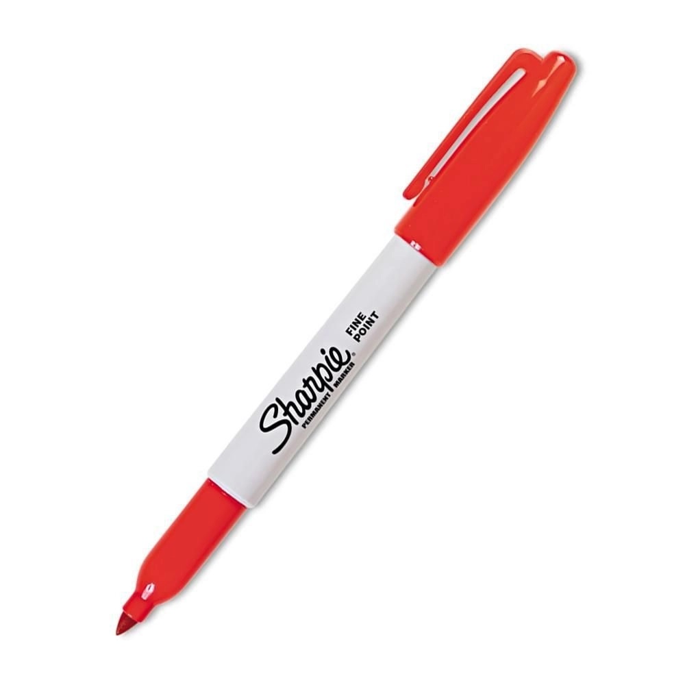 Marcador Permanente Sharpie Ponta Fina - Vermelho
