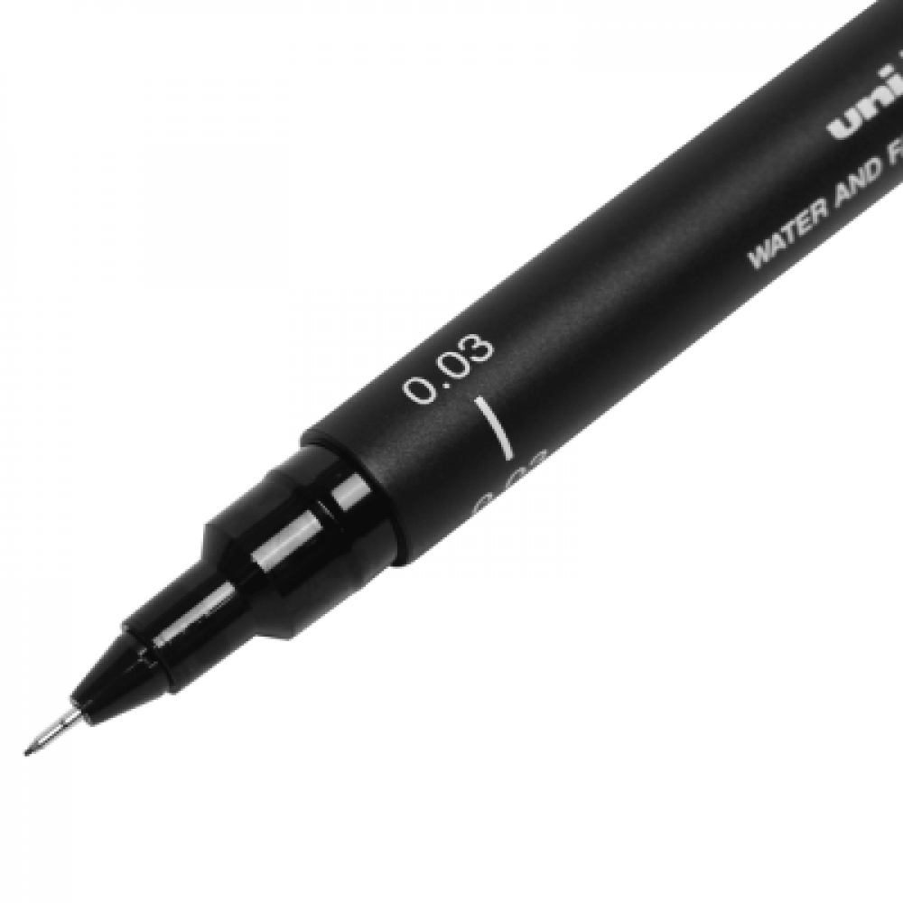 Caneta Uni Pin Fine Line Preto 0.3mm - Uni Ball - Imagem 2