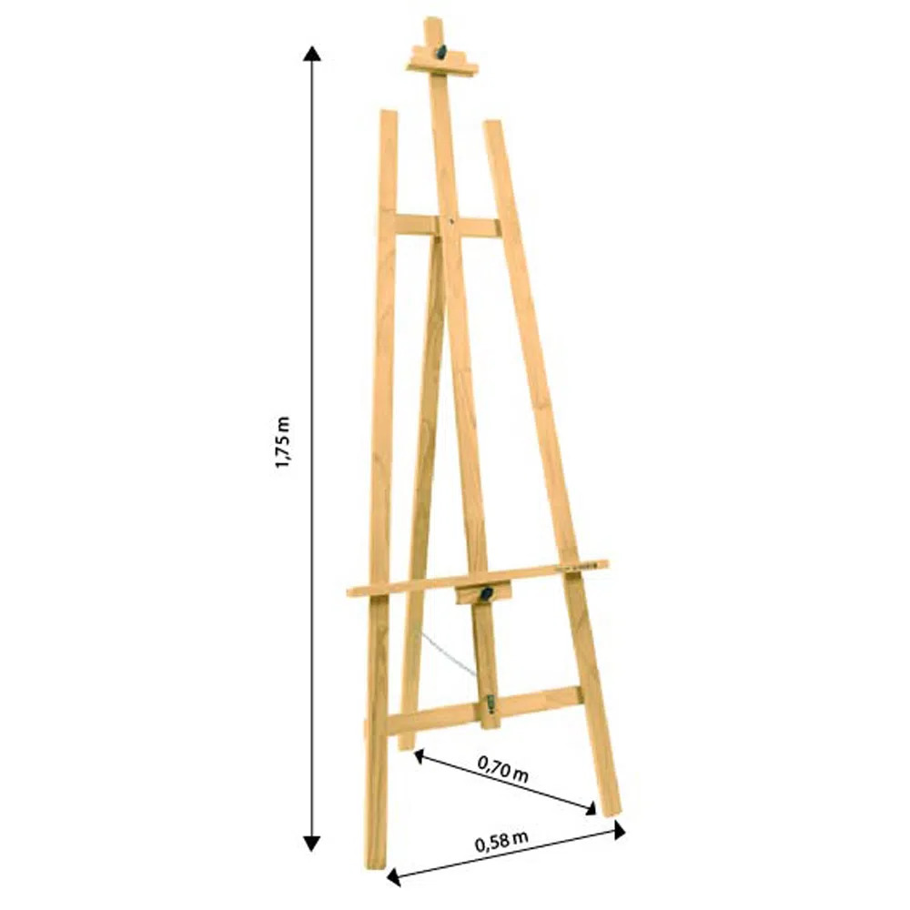 Cavalete para pintura Econômico 14024 - Trident