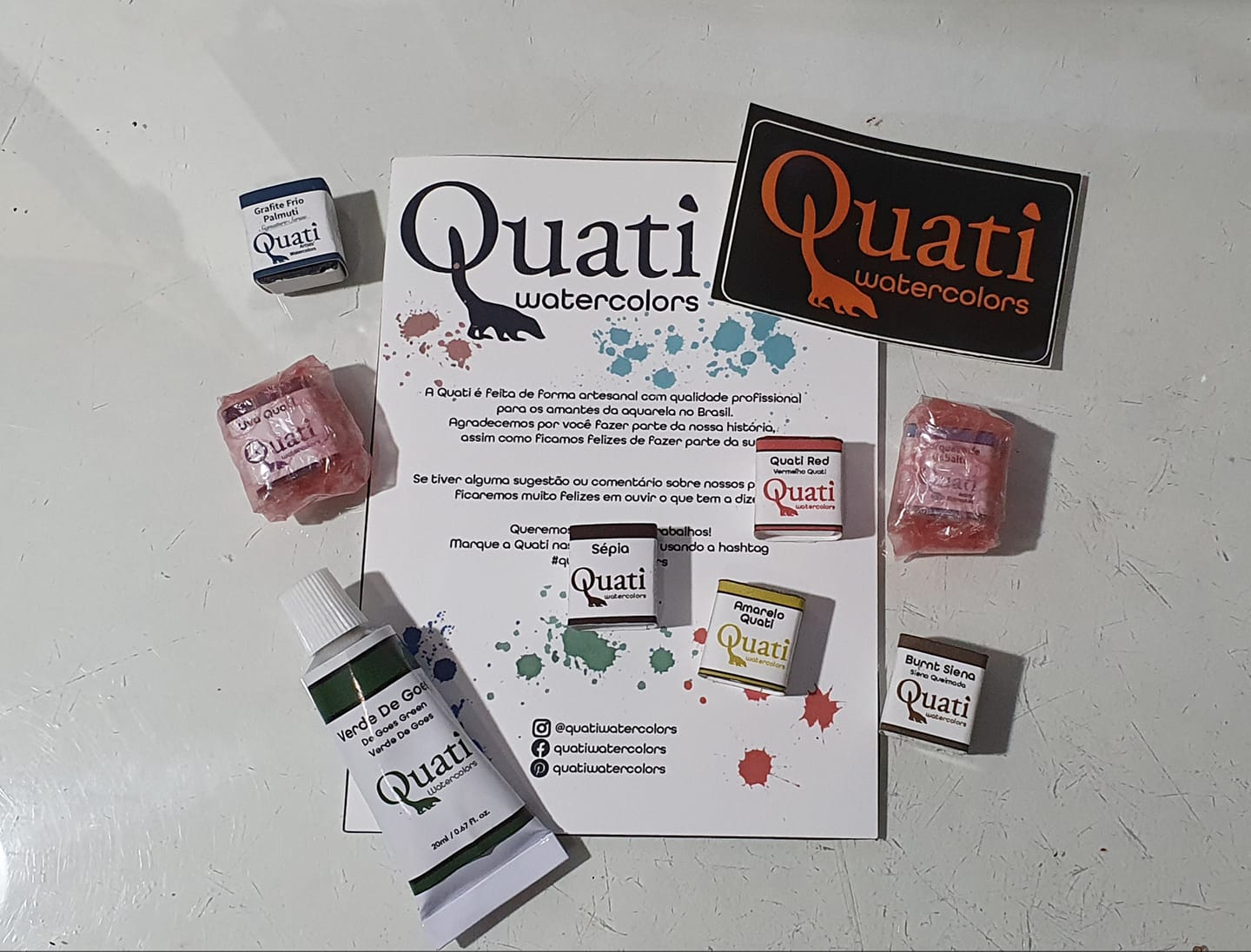 AQUARELA QUATI 10ML - Preto de Marte - Imagem 2