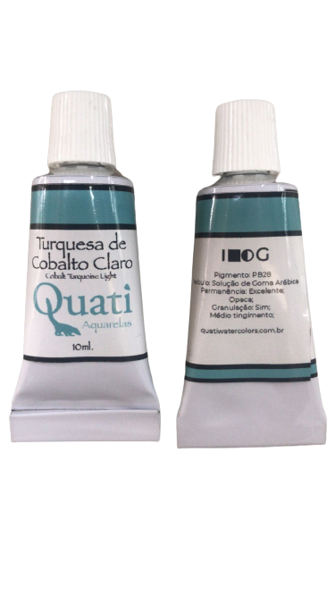 AQUARELA QUATI 10ML - Turquesa de Cobalto Claro