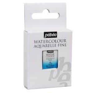 Aquarela Pastilha Azul Cerúleo 12 Pébéo