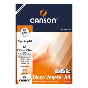 BLOCO VEGETAL 90 A4 - CANSON