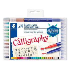 Caneta-Caligraphy-24-cores-Staedtler