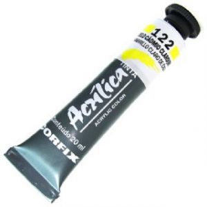 TINTA ACRILIAC 20ML 122 AMARELO DE CADMIO CLARO IMIT