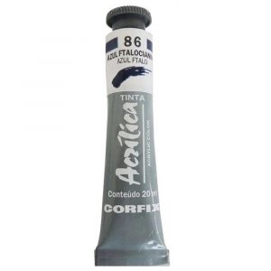 Tinta-Acrilica-20ml-Corfix-86-Azul-Ftalocianina