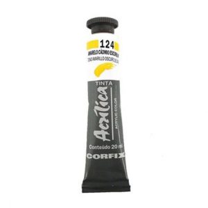 Tinta Acrílica 20 ml Corfix 124 Amarelo CAD ESC