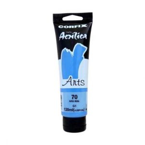 Tinta Acrílica Arts 120ml Azul Real 70 1GI - Corfix