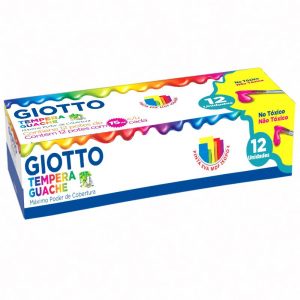 Tinta Guache 15ml Conjunto Com 12 Cores Giotto