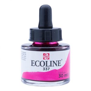 Tinta aquarela-liquida-ecoline-30ml-magenta-337-talens