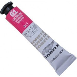 Tinta_Oleo_Corfix_20ml_61_Laca_Rosa