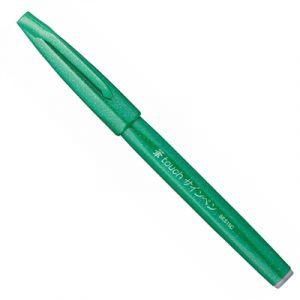 caneta-brush-sign-pen-touch-verde-ses15c-d-pentel