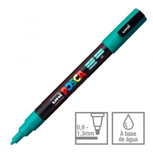 caneta posca 3m verde esmeralda 31