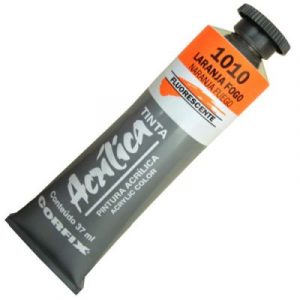 tinta-acrilica-37ml-fluorescente-laranja-fogo-1010-corfix