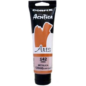 tinta-acrilica-arts-120ml-cobre-metalico-142-corfix